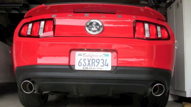 2012 Shelby GT500 w Borla ATAK Axle-backs смотреть онлайн