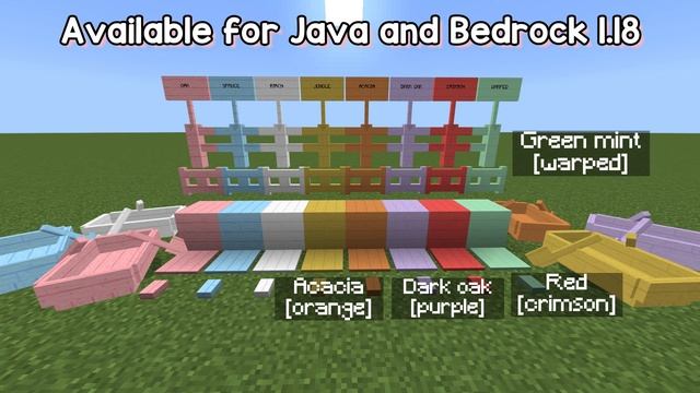 Kawaii Wood Planks ♡ Java + Bedrock 1.18 ✰ Free Texture Pack смотреть онлайн