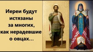 Памяти Митрофана Воронежского и святого благоверного князя Александра Невского.