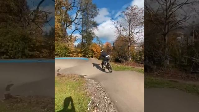 Korbinian Engstler on Raymon TrailrayE - Pumptrack action - EMTB 2021