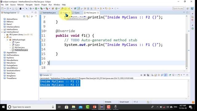 What is multiple interface inheritance in java / Multiple interface implementation in java - PART I