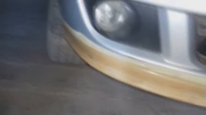 Ford Galaxy.Юбка бампера из плинтуса.Восстановление юбки переднего бампера.