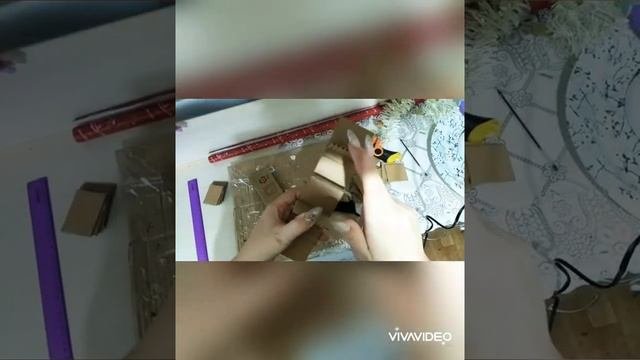Адвент календарь своими руками ?из коробки из под печенья?