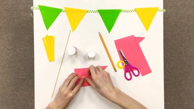 Мастерская ARTSVAO/ Флажок из цветной бумаги ? смотреть онлайн