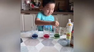 День науки. Делаем опыты, эксперименты дома. подг.гр д/с "Весёлые нотки"