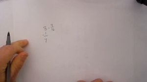 Subtracting fractions from whole numbers (Easy shortcut)