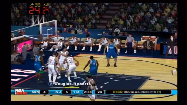 NBA 2K10 (PS2) Nets vs. TWolves in 480p смотреть онлайн