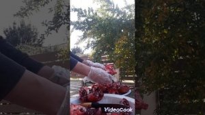 заготовка гранатового сока на зиму без соковыжималки и варки