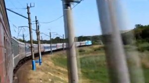 Поезд дальнего следования на ЮВЖД