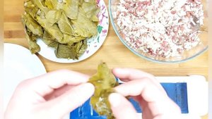 ГОЛУБЦЫ из виноградных листьев.?Yaprak sarmasi tarifi.Долма из виноградных листьев.