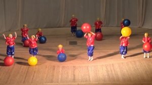 Танец "Цветные горошинки" - студия "Серпантин"