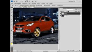 фотошоп - покраска дисков автомобиля.mp4