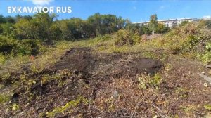 КОРЧЕВАНИЕ ПНЕЙ ЭКСКАВАТОРОМ ЕК 18 ТВЭКС