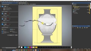 Ограничение черновой обработки по Z (не заходим на боковые грани модели) ArtCam 2018