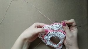 Платье Барокко / How crochet a dress