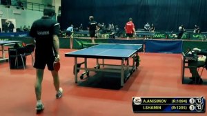 1.ANISIMOV - SHAMIN Moscow Championship table tennis настольный теннис