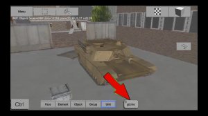 3DMap. Phisic Gismo. Танк Абрамс & Лестница.