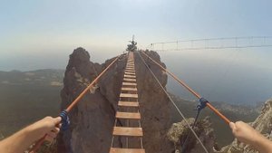 Ай - Петри , подвесной мост