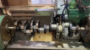 Шлифовка коренных шеек коленвала