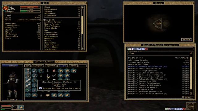 Elder Scrolls 3 Morrowind Longplay: Training and preparation (CHIM IT TO WIN IT) смотреть онлайн