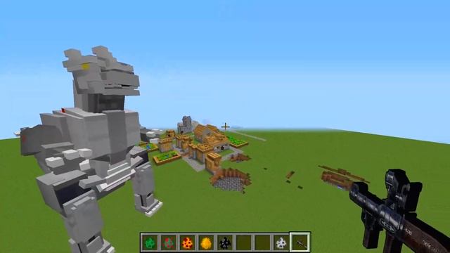 Как СОБРАТЬ МЕХАГОДЗИЛЛУ В Майнкрафт Годзилла против Конга minecraft