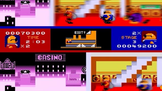 Бомбезные игры! Братья Бонанза (Bonanza Bros.). Школа воров на SEGA. смотреть онлайн