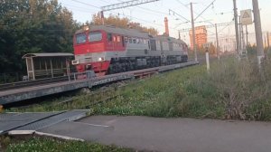 вечернее движение поездов на рязанскомнаправление МЖД эп 2 к 2м 62 вл 10