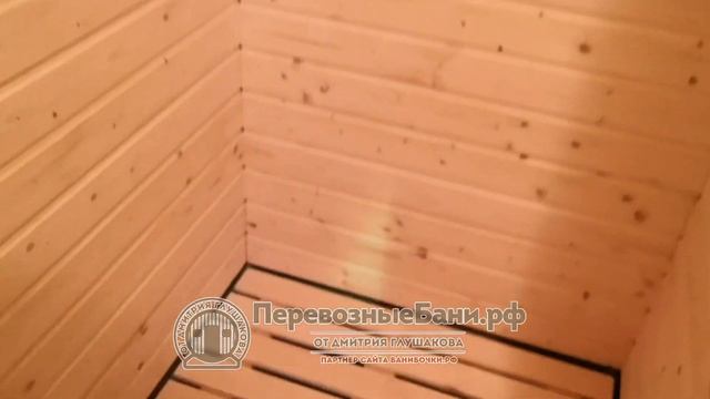 Очень маленькая баня из профилированного бруса обзор