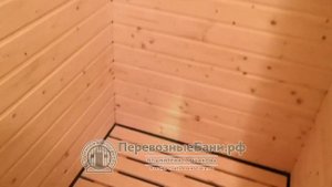 Очень маленькая баня из профилированного бруса обзор