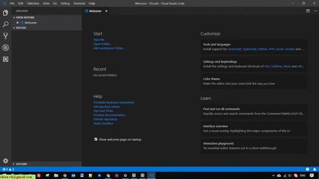 Create New C# project in Visual Studio Code