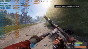 Rust - GTX 1050Ti | R5 2600 | Optimal Settings 1080P 60FPS