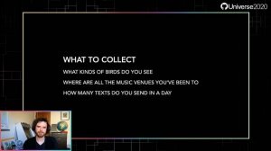 Seeing the Data Around Us - GitHub Universe 2020