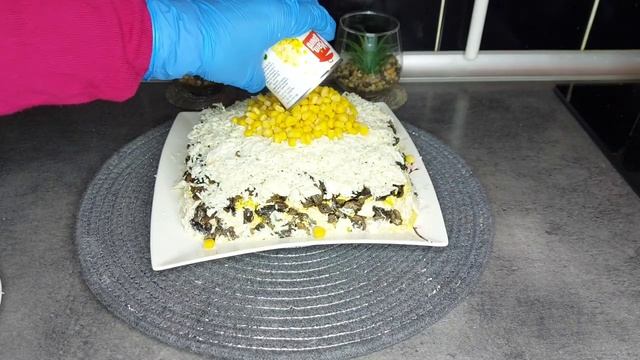 Салат  Тигровая шубка, Tiger coat salad, Kaplan ceketi salatası, سلطة تايجر كوت sultat tayjar kut