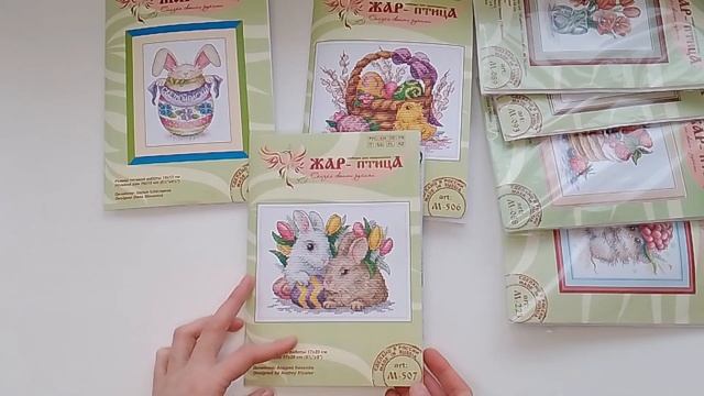 16. Мои запасы наборов для вышивки.♥ 60 наборов и процессов. ? Вышивка крестиком.