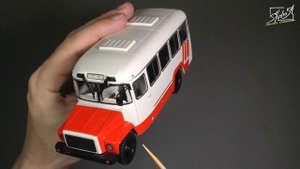 КАВЗ-3976. Наши Автобусы № 10. MODIMIO Collections. Обзор журнала и модели.