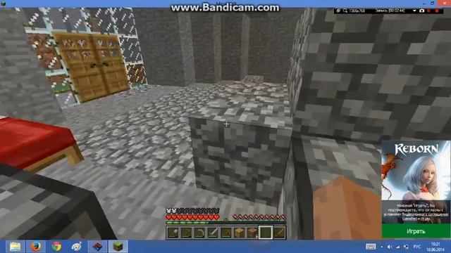 Minecraft-Как сделать печь и на ней стекло смотреть онлайн