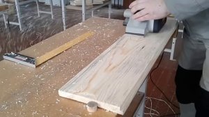 Работа электрорубанком