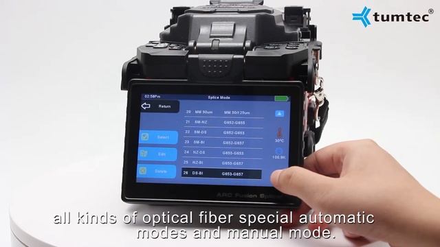 How to splice with Tumtec fusion splicer?