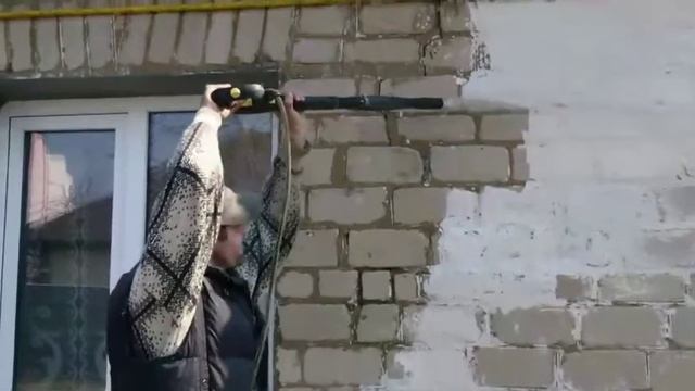 Смывание побелки мойкой высокого давления смотреть онлайн
