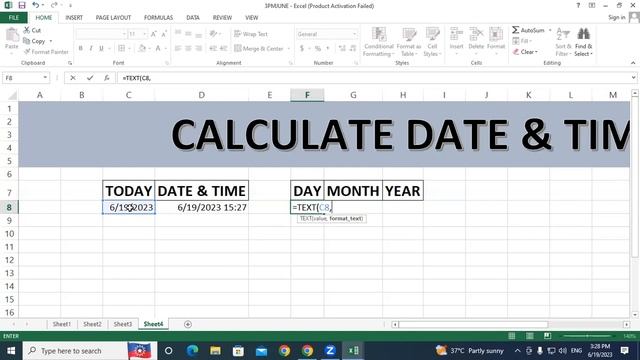 How to Calculate Date and Time in MS Excel | GIT Education смотреть онлайн