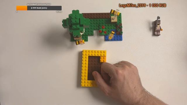 Собираем Lego Minecraft 21241 смотреть онлайн