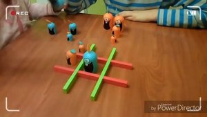 Играем в Gobblet. Как крестики-нолики. How to play Gobblet.