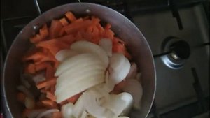Тушеное мясо с картошкой  Ингредиенты мясо, картофель, морковь