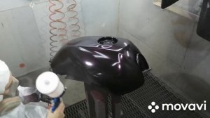 Эксклюзивная Покраска мотоцикла HONDA CB 400 CANDY DARK CHERRY