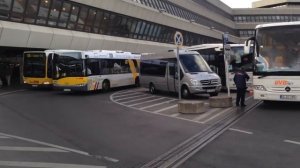 Buses at Tegel airport.