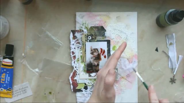 Step-by-step Tutorial "Christmas canvas" смотреть онлайн