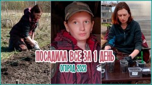 ? Купили дом в деревне _ Посадила все за 1 день