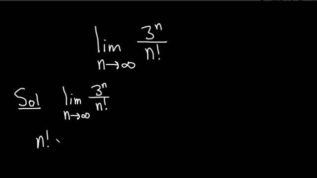 Limit of 3^n/n! as n approaches infinity смотреть онлайн