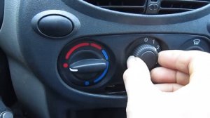 Регулировка температуры воздуха. Kalina