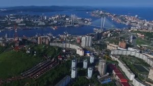 Один из многих новых домов Владивостока. вид с квадрокоптера